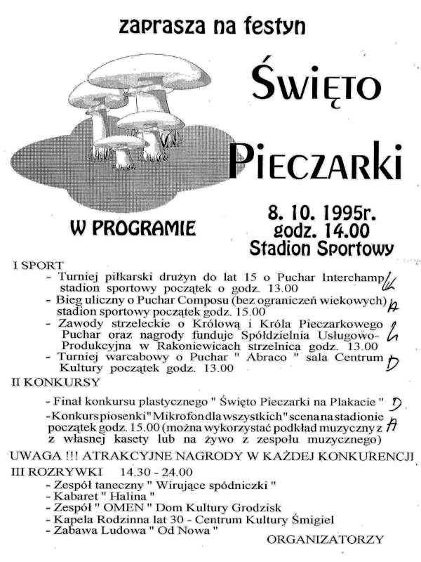 Święto Pieczarki 1995
